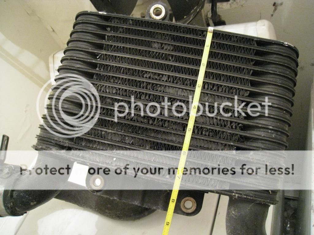 Stock US Intercooler Dimensions