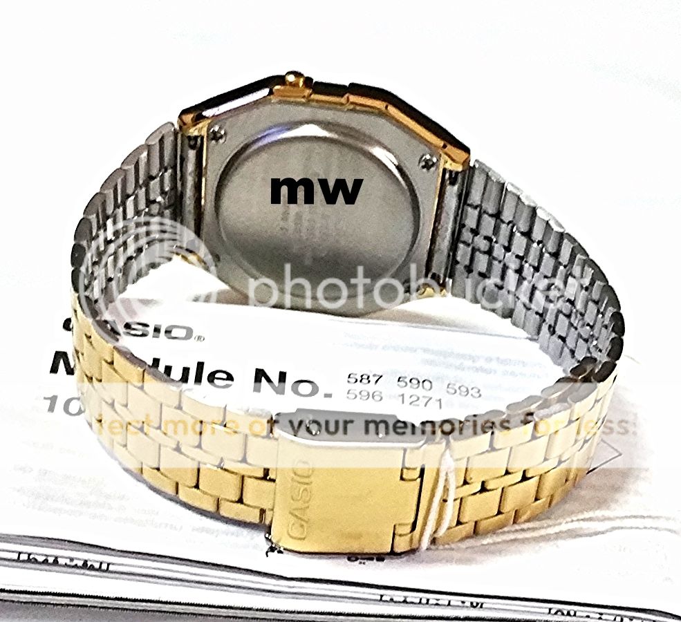 NEW CASIO VINTAGE RETRO DIGITAL GOLD WATCH A159WGEA-5D ...
